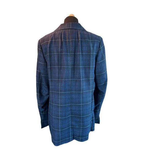 Akris Glenn Cotton-Silk Plaid Blazer Size 10 MSRP $3,990 - Picture 13 of 15